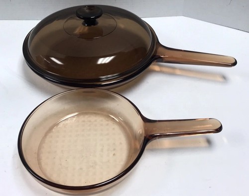 Vtg corning visions ware amber - corning,